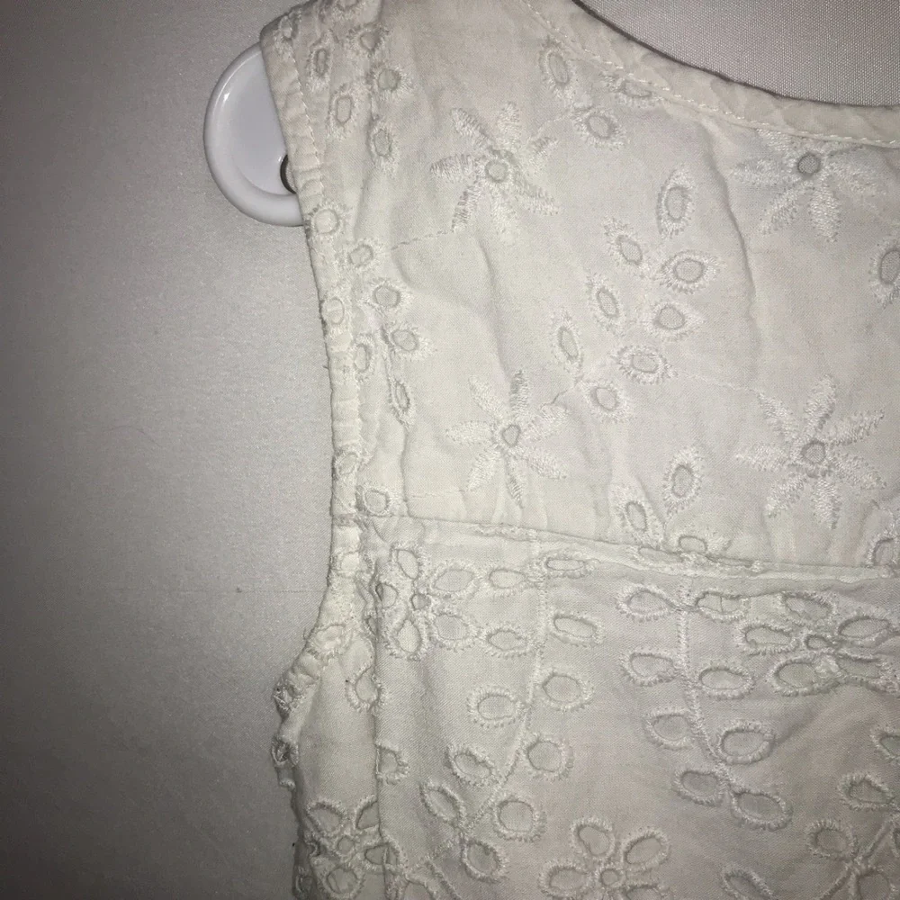 Gap White Eyelet Lace Dress